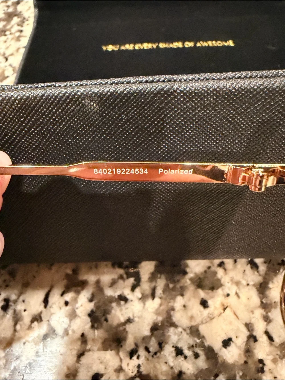 NWT Privé Revaux Rico Polarized Sunglasses Champagne Gold *NEW*
